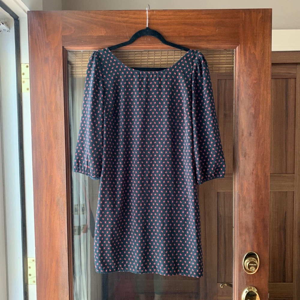 Hunter Green Long-Sleeved Dress